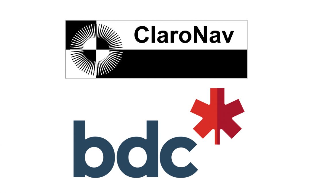 Canadian Medical Device Company ClaroNav Obtains Quasi-Equity Financing From BDC Capital